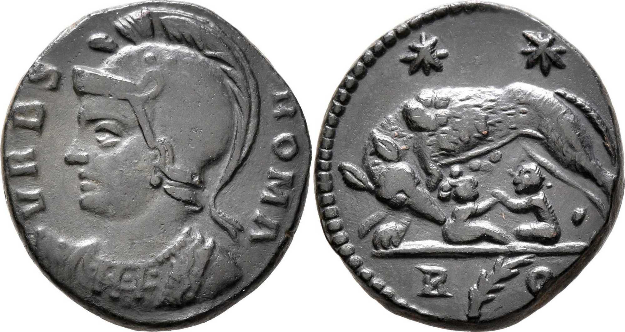 RIC VII, ROME [after 372], URBS ROMA, UNLISTED FOR TYPE